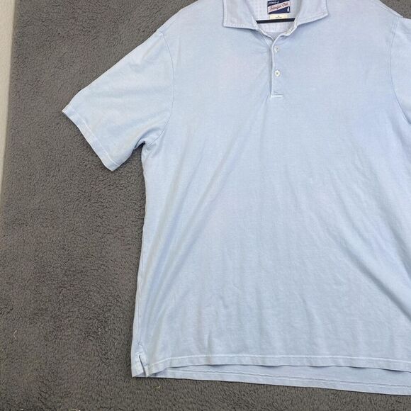 Johnnie-O Polo Shirt Mens XL Hangin Out Short Sleeve Spandex Golf Casual Stretch - Picture 2 of 9
